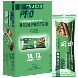 TRUBAR Pro Chocolate Pea-Nut Job High Protein Bar 2.12oz 12ct